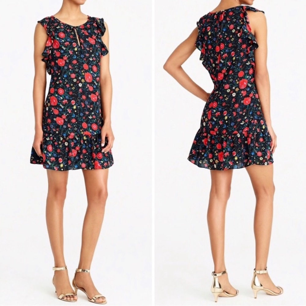 J.Crew Flutter Sleeve Dress